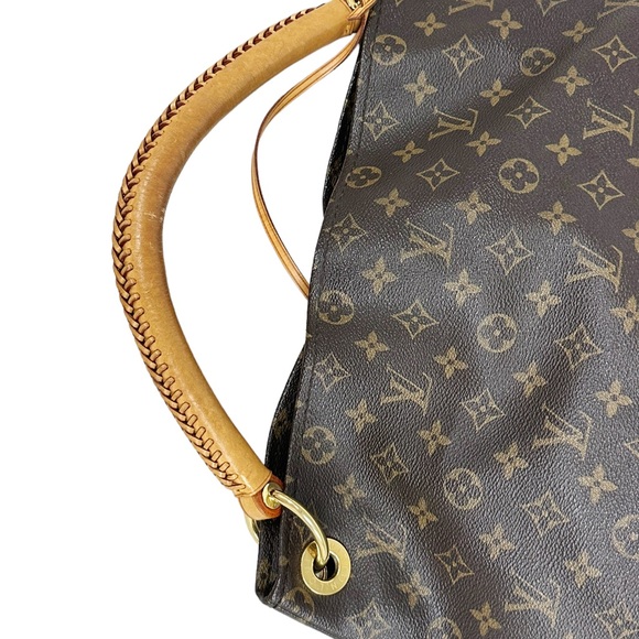Louis Vuitton Artsy MM Monogram Canvas Leather Tote Shoulder Bag Purse Handbag - Picture 11 of 16